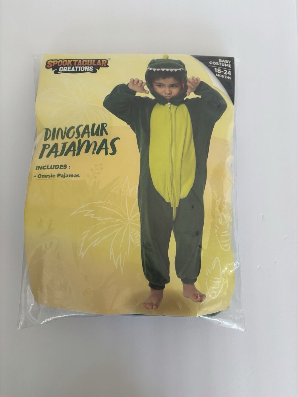 Halloween Dinosaur Costume Pajamas Baby Toddler 18-24 Months Child